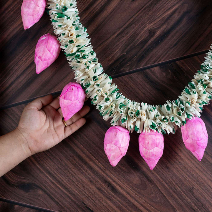 Sola Wood Lotus Blooms Festive Hanging