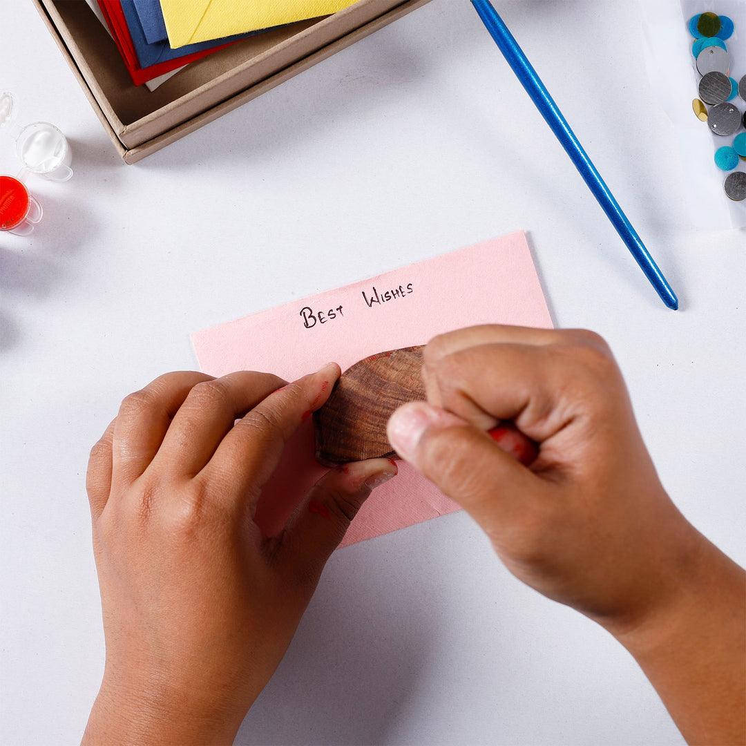 DIY Blockprinting Kit For Notecards