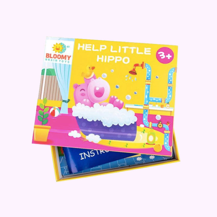 Help The Hippo Puzzle Game Set