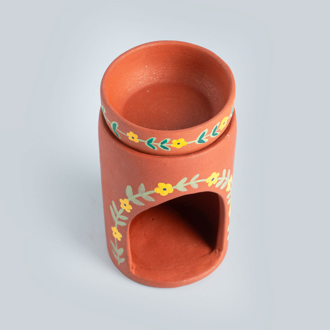 Handpainted Terracotta Traditional Fragrance Diffuser