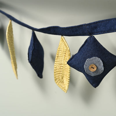 Eco-Friendly Golden Grass Toran I Door Bunting