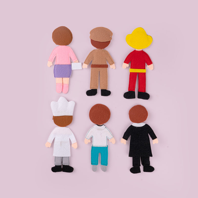 Handcrafted Community Helpers Playset