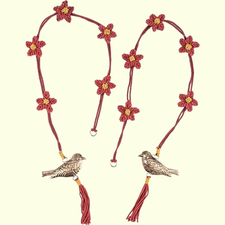 Shalmali Hand-knotted Hangings | Set of 2