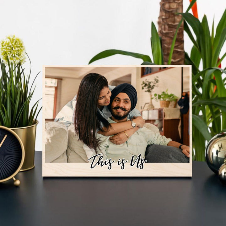 Personalized Wooden Photo Print - This Is Us