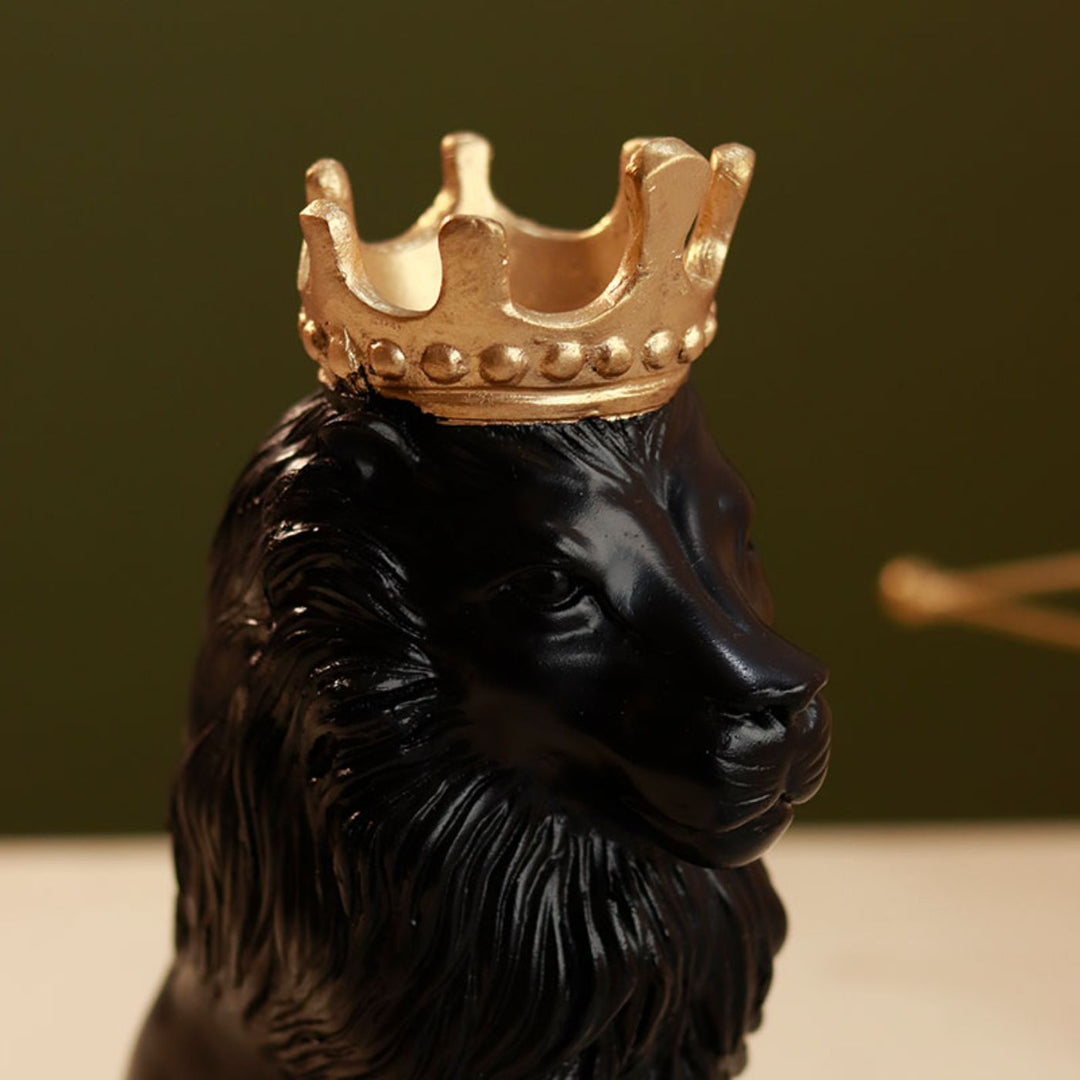 Handcrafted Lion King Ceramic Centerpiece