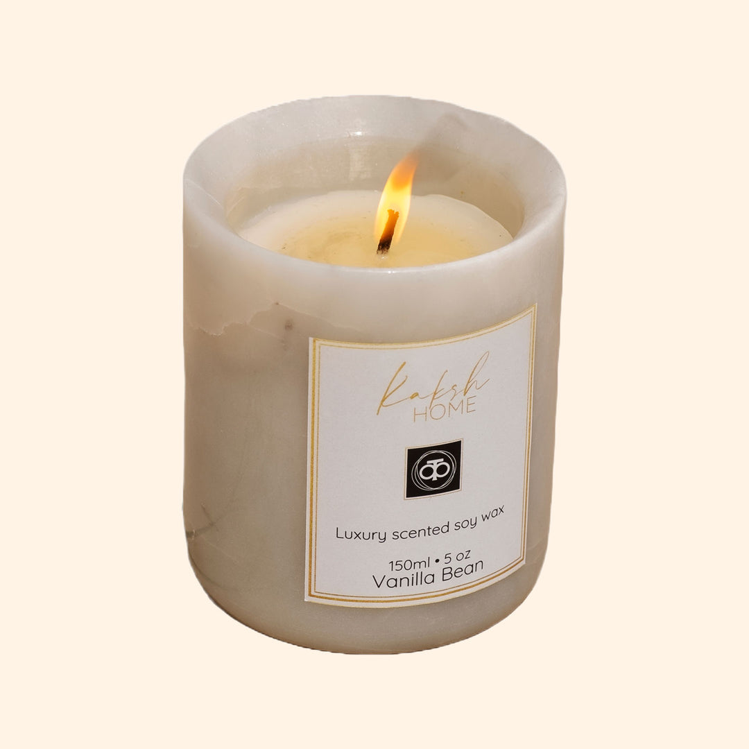 Handcrafted Scented Soy Wax Candle | Vanilla Bean