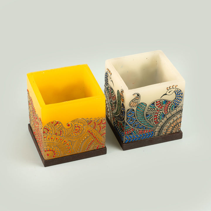 Mehendi-Art Inspired Candle Holder Festive Hamper