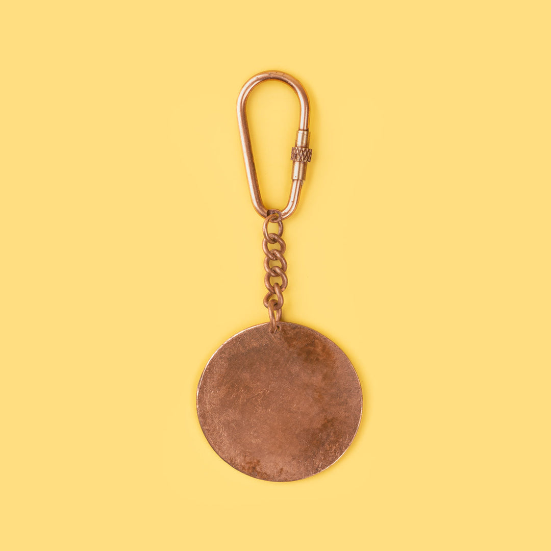 Handmade Copper Enamelled Nimbuzz Keychain