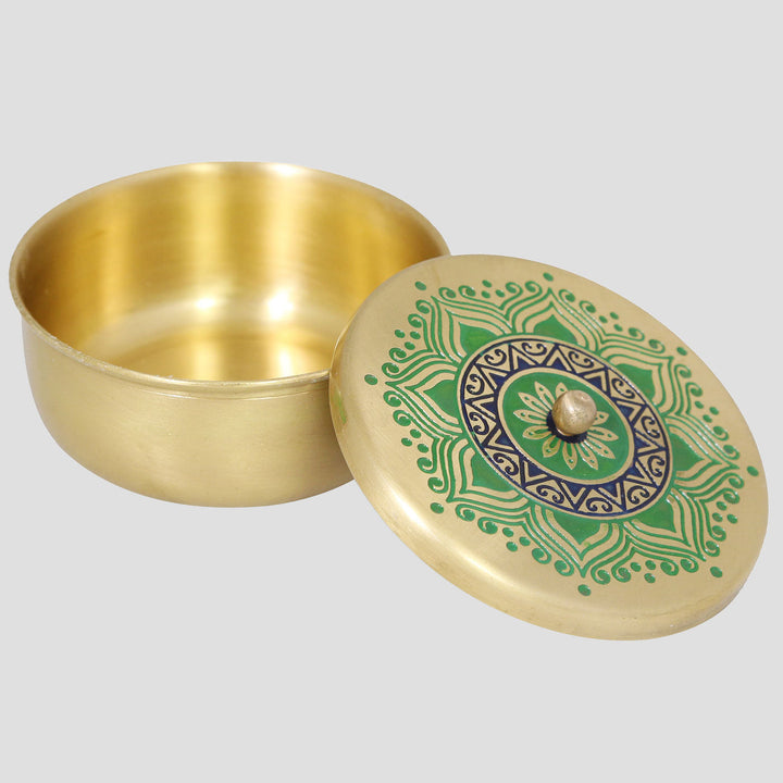 Utsav Handcrafted Brass Nuts Bowl