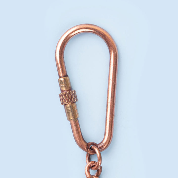 Handmade Copper Enamelled Chaai Paani Keychain