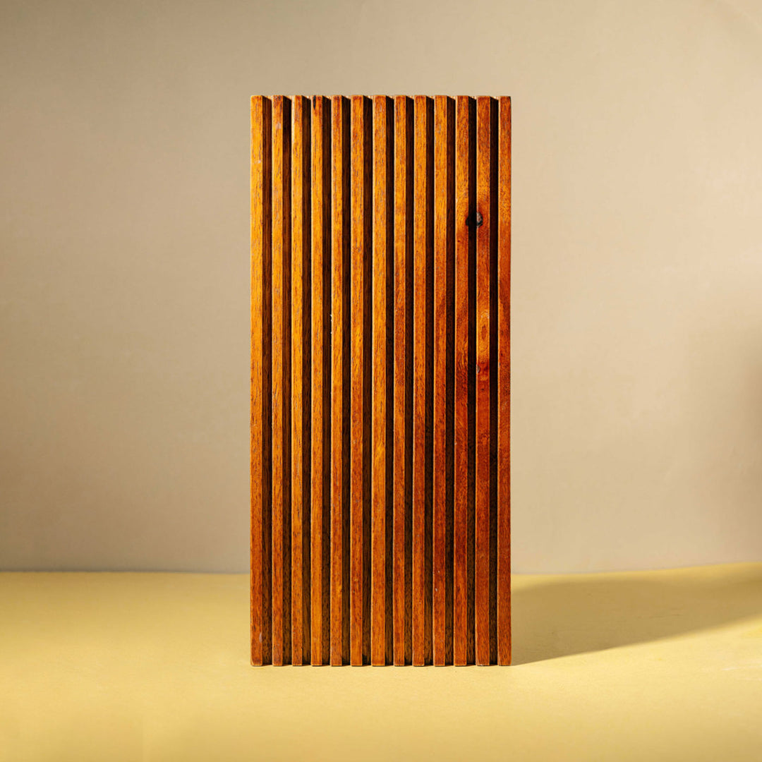 Taraash Striped Wooden Serving Platters I Set of 3