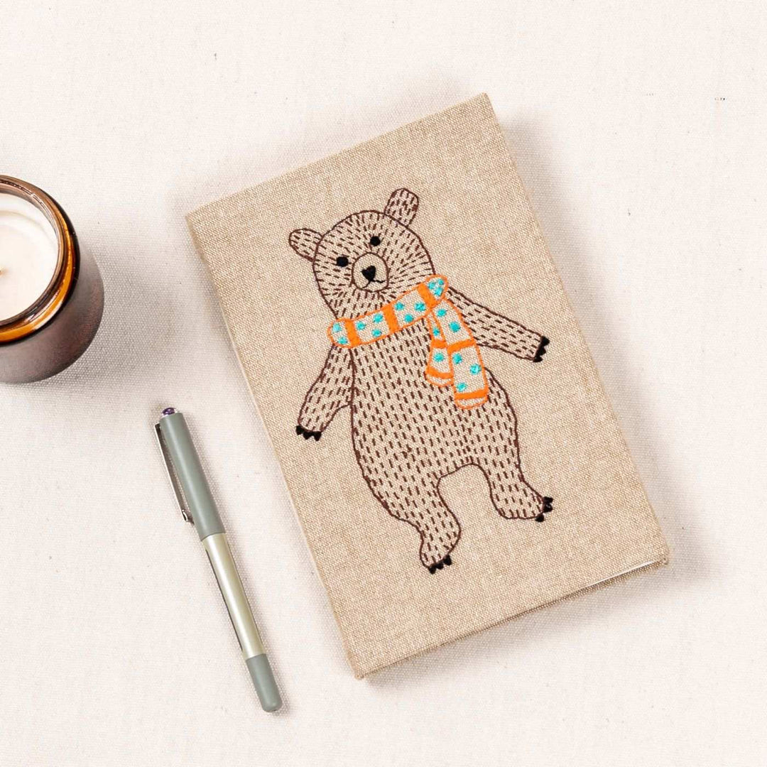 Hand Embroidered Animal Themed Notebook | 40 Pages, 140 GSM