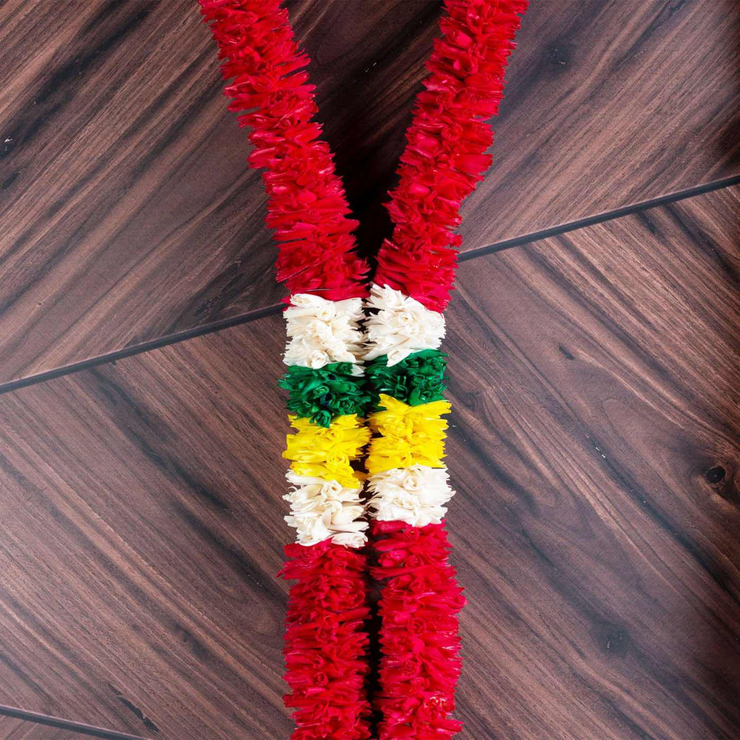 Sola Wood Rajnigandha Floral Festive Hanging