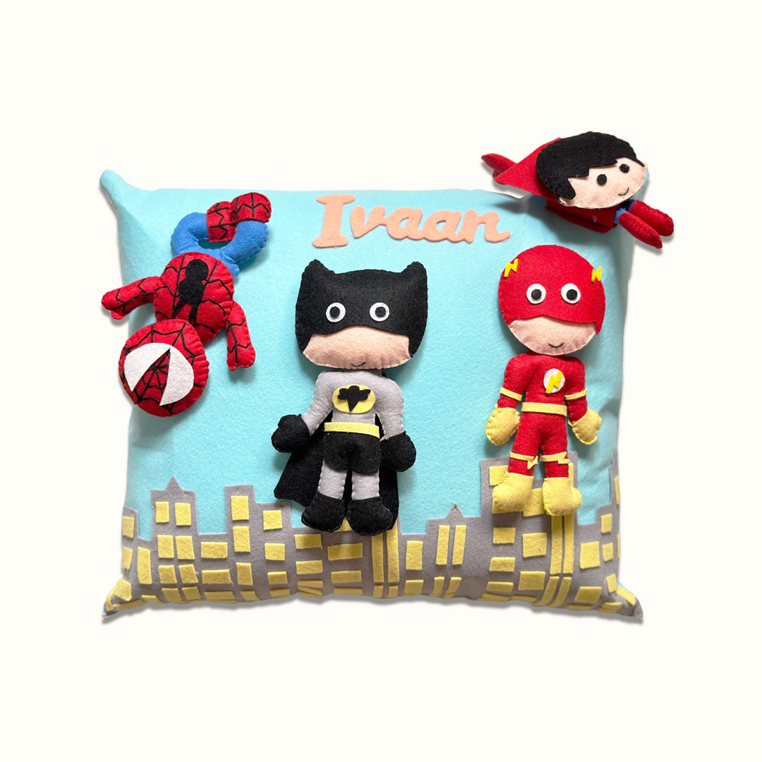 Personalized 3D Felt Kids Themed Pillow