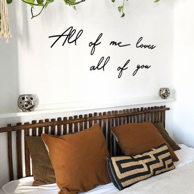 Couples Quote Steel Wall Art | Easy to Install