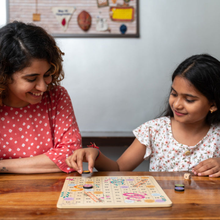 Snakes and Ladders Set & Terracotta Diyas Festive Hamper