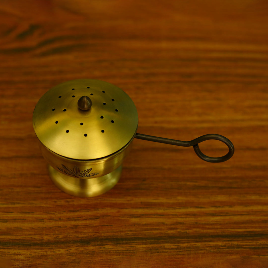 Handcrafted Antique Brass Fragrant Candle Burner
