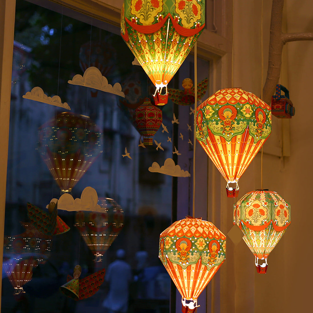 Small Hot Air Balloon DIY Paper Lamp Shade