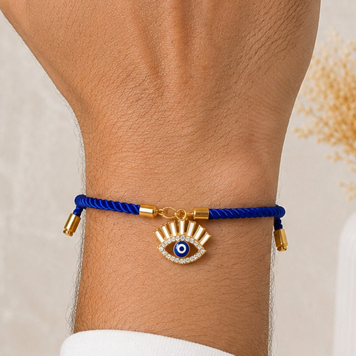 "Nazar Se Surakshit" Evil Eye Ceramic Rakhi Hamper With Mug, Sipper & Roli Chawal For Brother