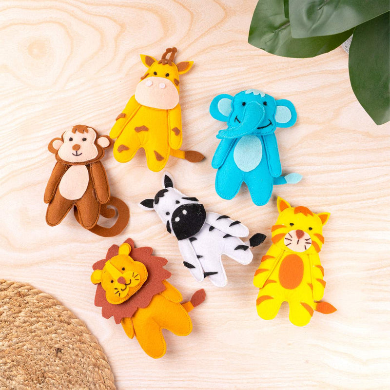 Handcrafted Baby Animal Toys - Set of 6