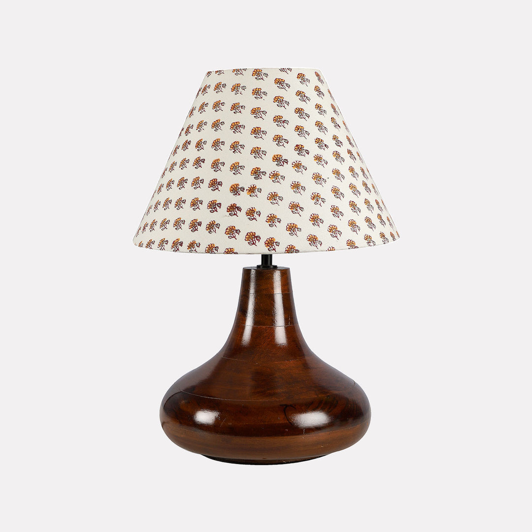 Natural Jute & Mango Wood Table Lamp