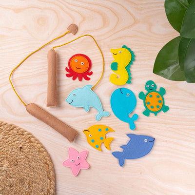 Handcrafted Magnetic Fishing Set