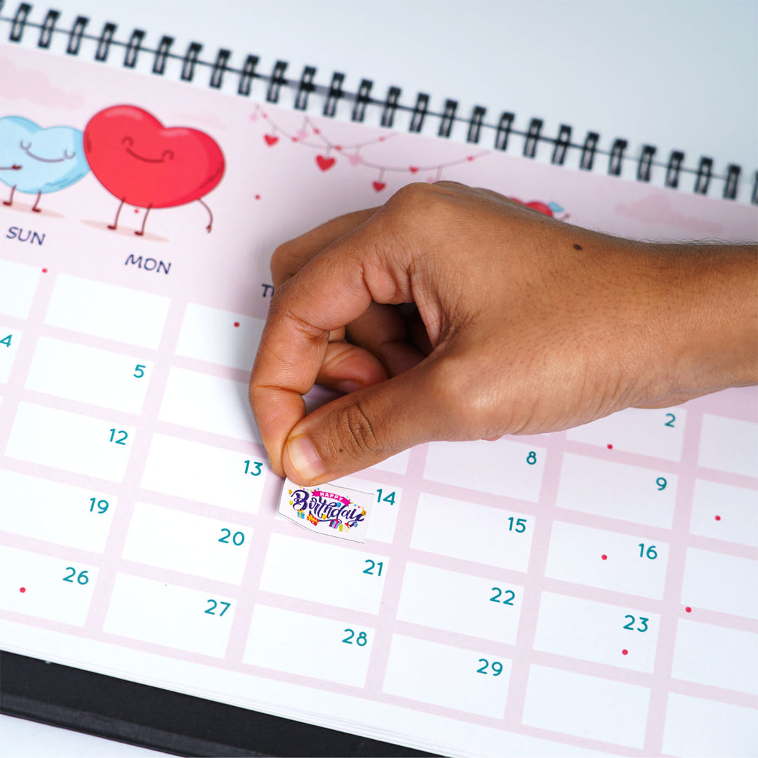 2024 - Personalized Desk Calendar for Kids