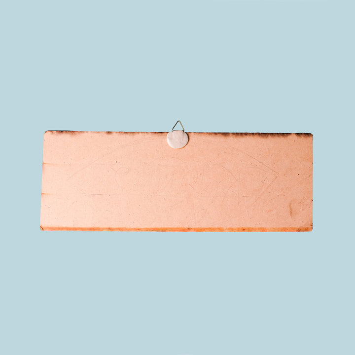 Handcrafted MDF Nameplate With Mirrors
