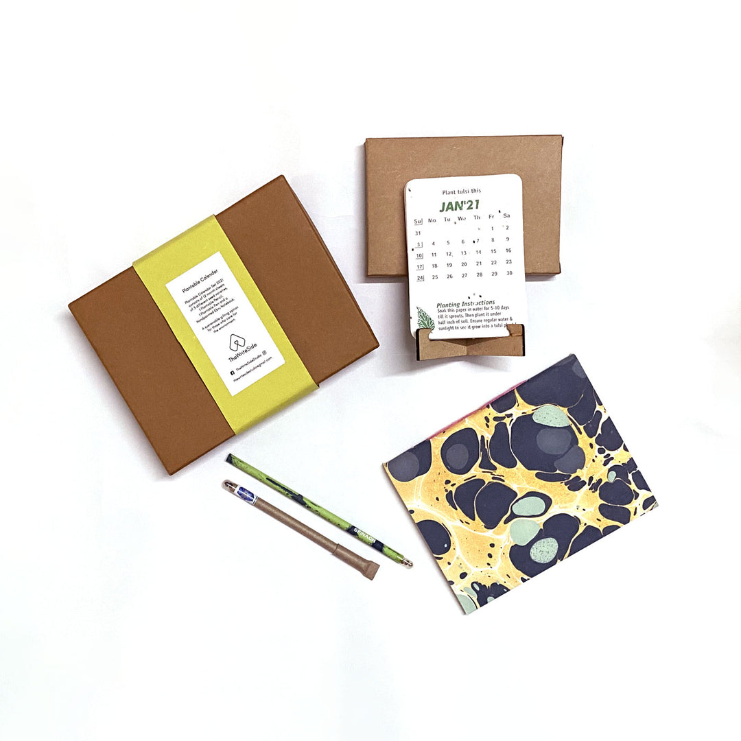 Plantable Stationery Gift Box With Calendar - 2024
