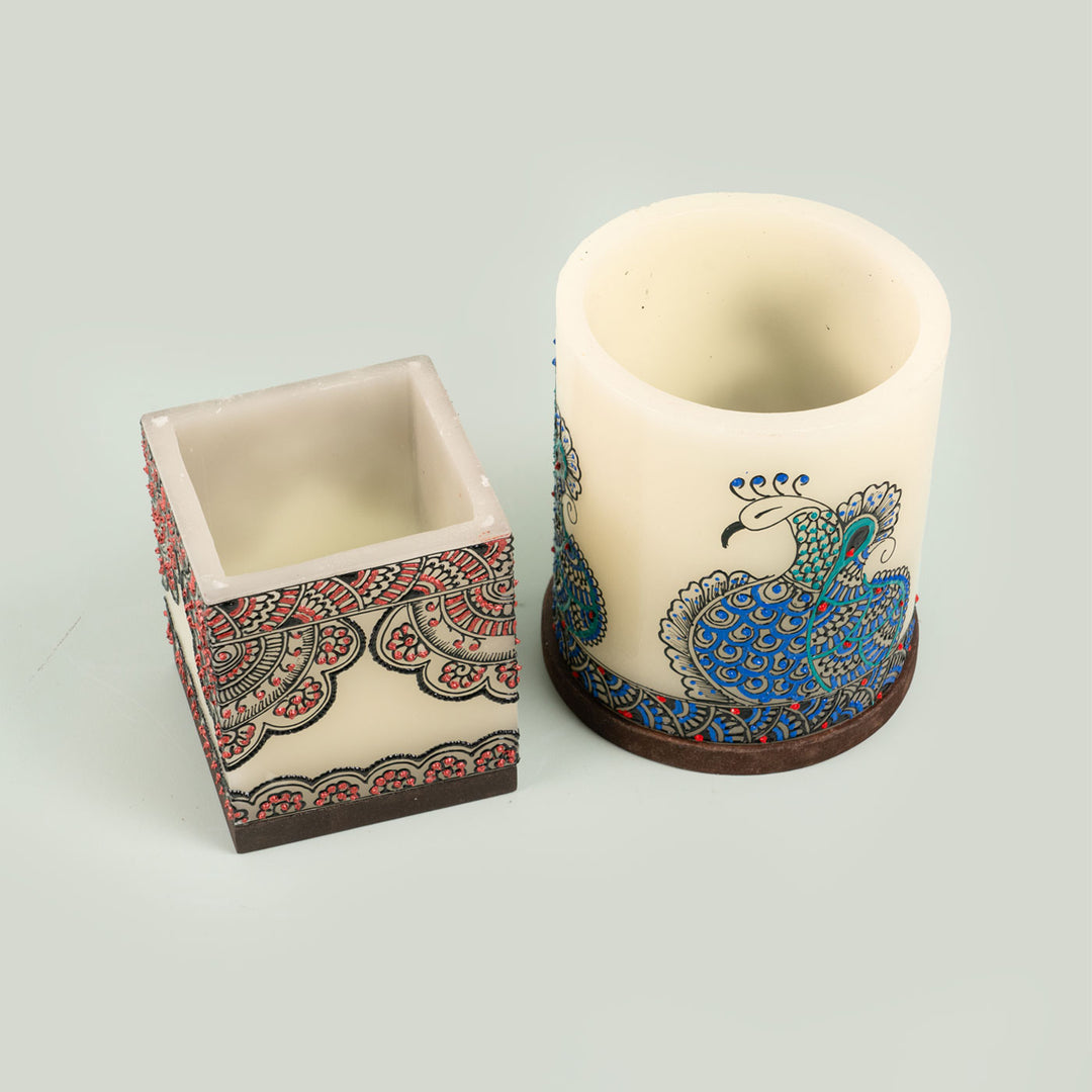 Mehendi-Art Inspired Candle Holder Festive Hamper