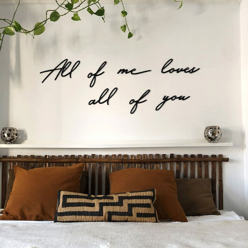 Couples Quote Steel Wall Art | Easy to Install