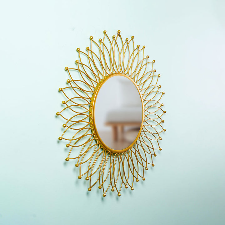 Golden Sunshine Mirror I 28 Inches