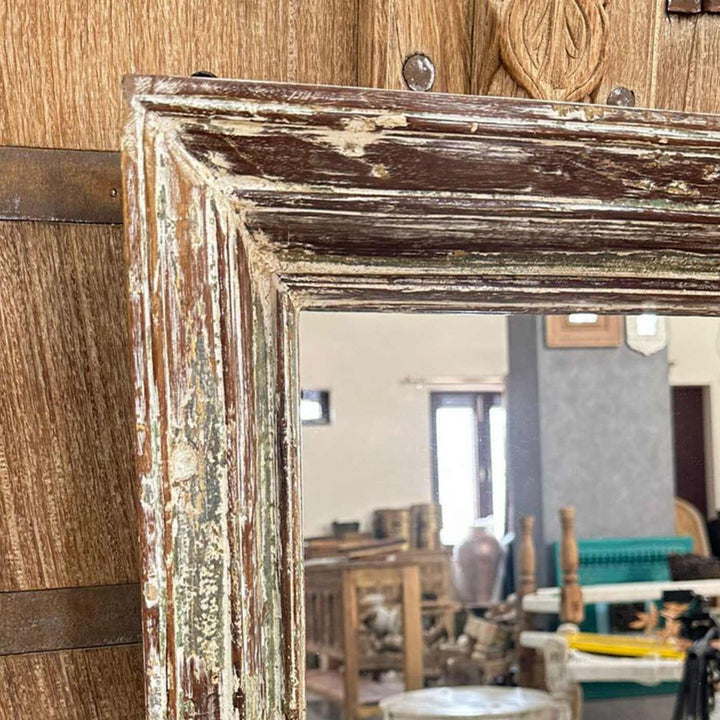 Handcrafted Rectangle Wooden Mirror Frame