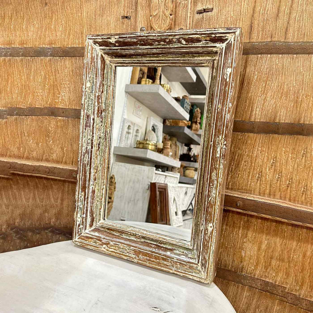 Handcrafted Rectangle Wooden Mirror Frame