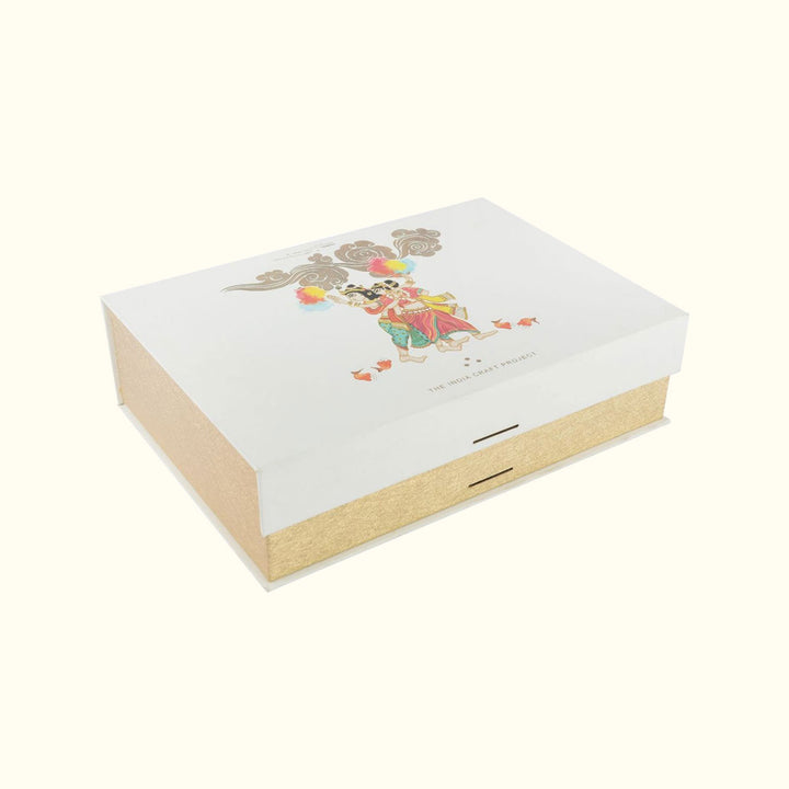 Parv Handcrafted Gold-Embossed Festive Gift Box