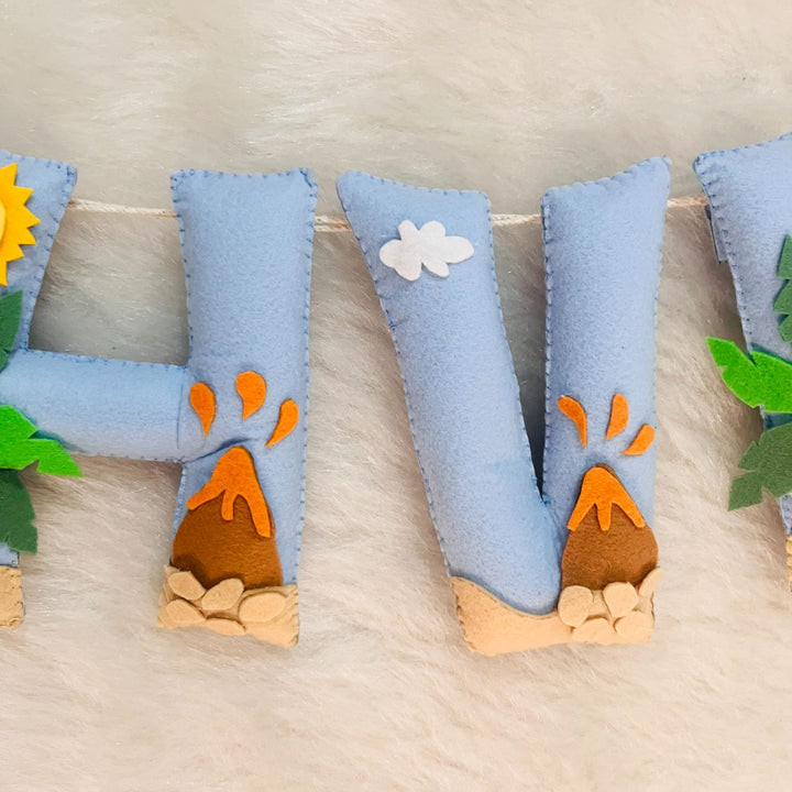 Handcrafted Personalized Beach Theme Bunting For Kids