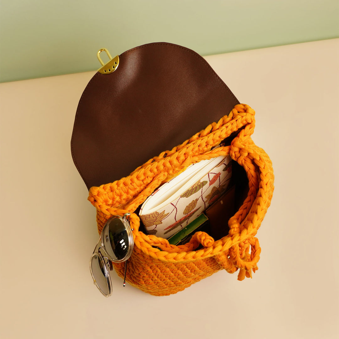 Spacious Handmade Crochet Backpack
