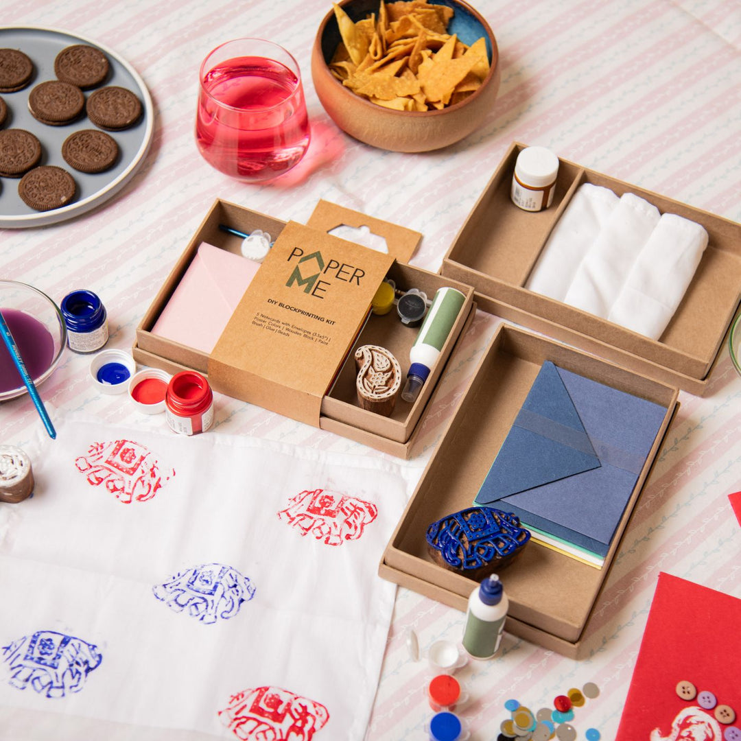 DIY Blockprinting Kit For Napkins