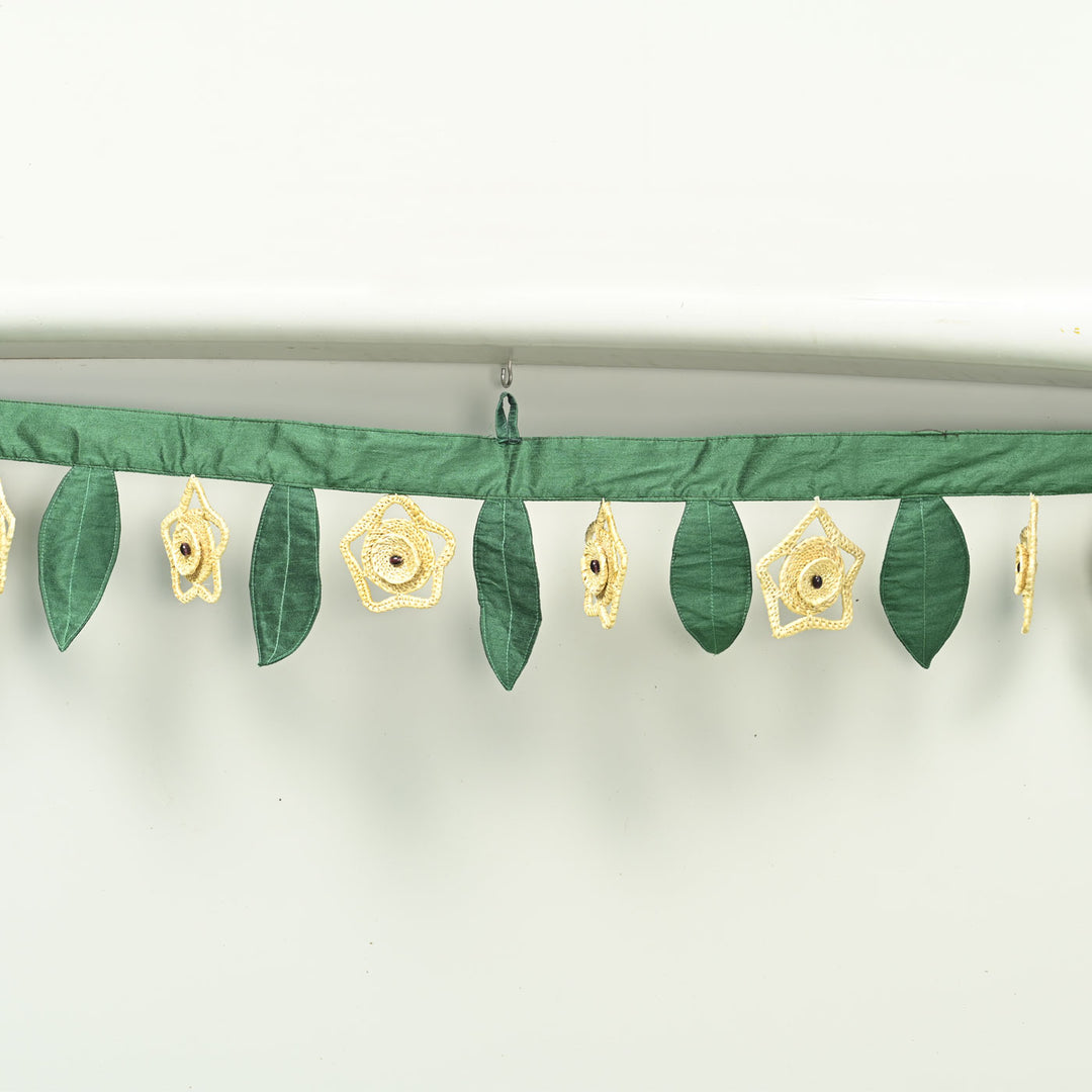 Eco-Friendly Golden Grass Toran I Door Bunting