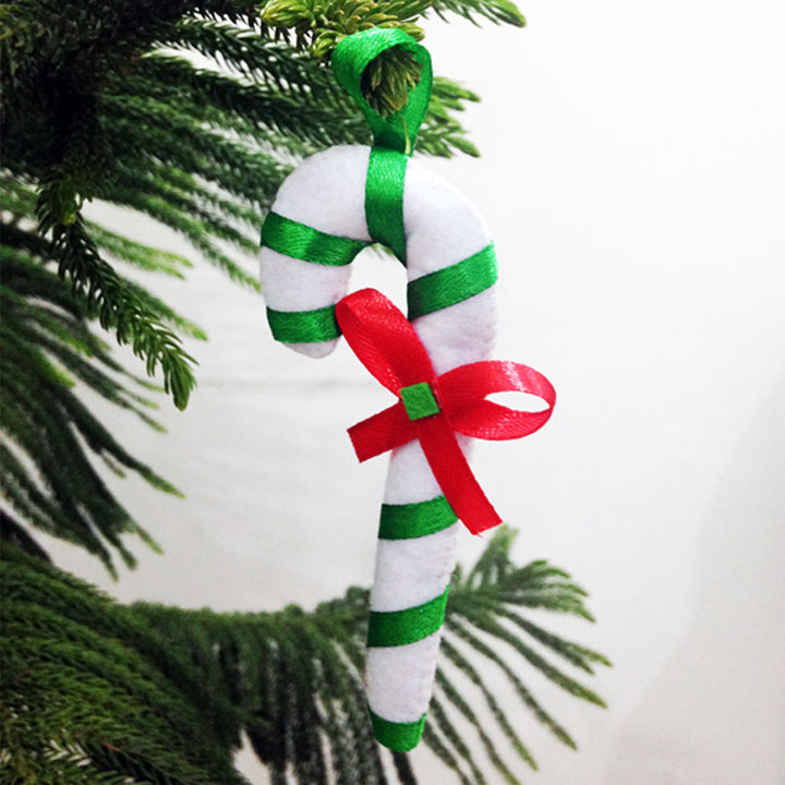 Handmade 3D Colourful Assorted Felt Ornaments For Christmas Tree Decoration | Set Of 5
