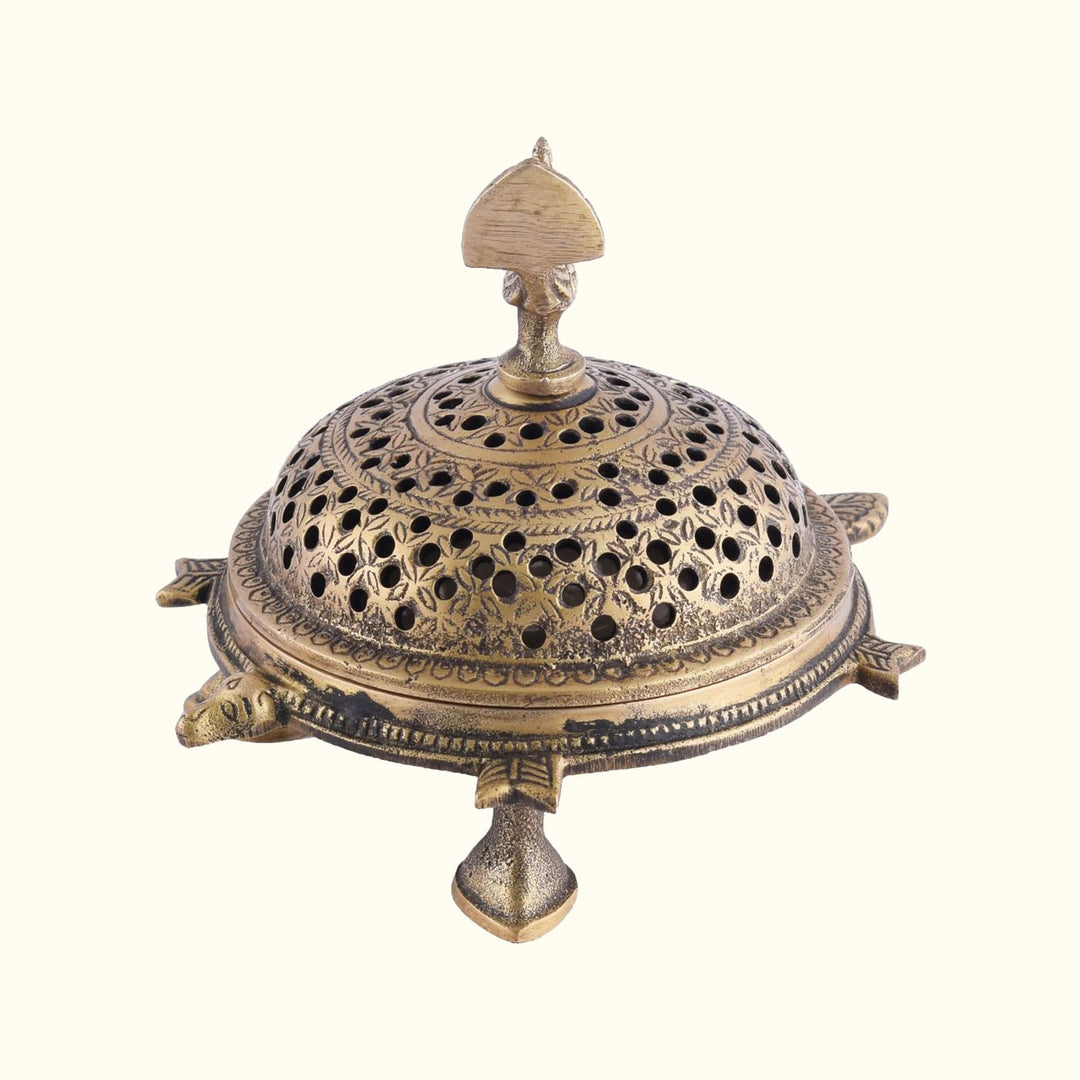 Samudra Manthan Dhoop Dhani I Handcrafted Brass Diffuser