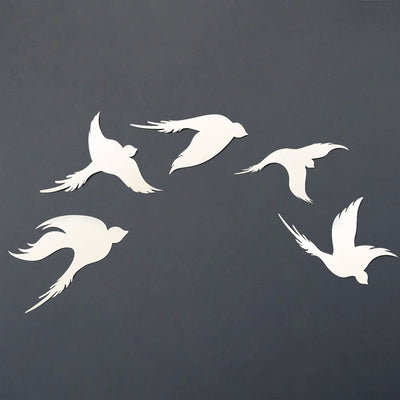 Birds Steel Wall Art | Easy to Install