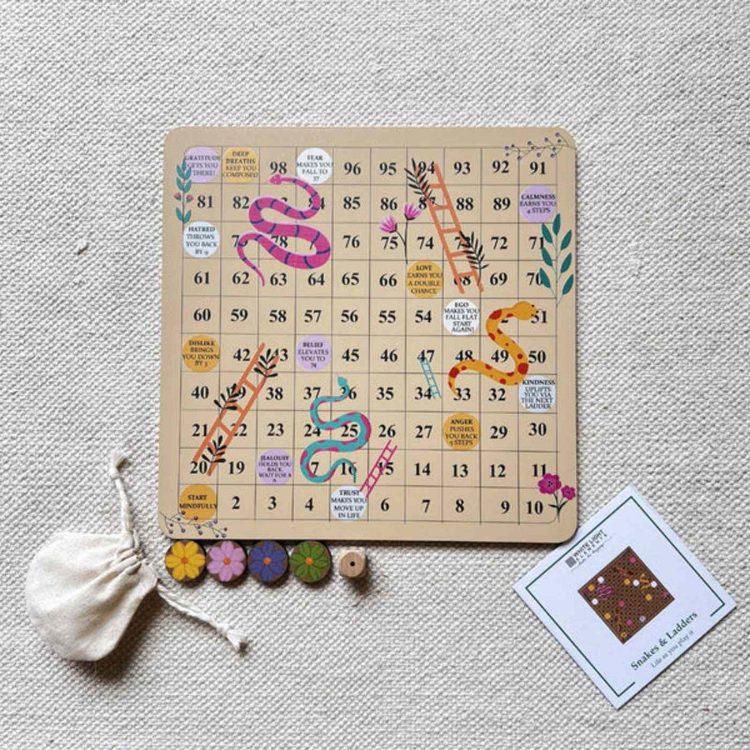 Snakes and Ladders Set & Terracotta Diyas Festive Hamper