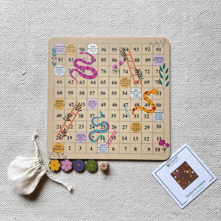 Snakes and Ladders Set & Terracotta Diyas Festive Hamper