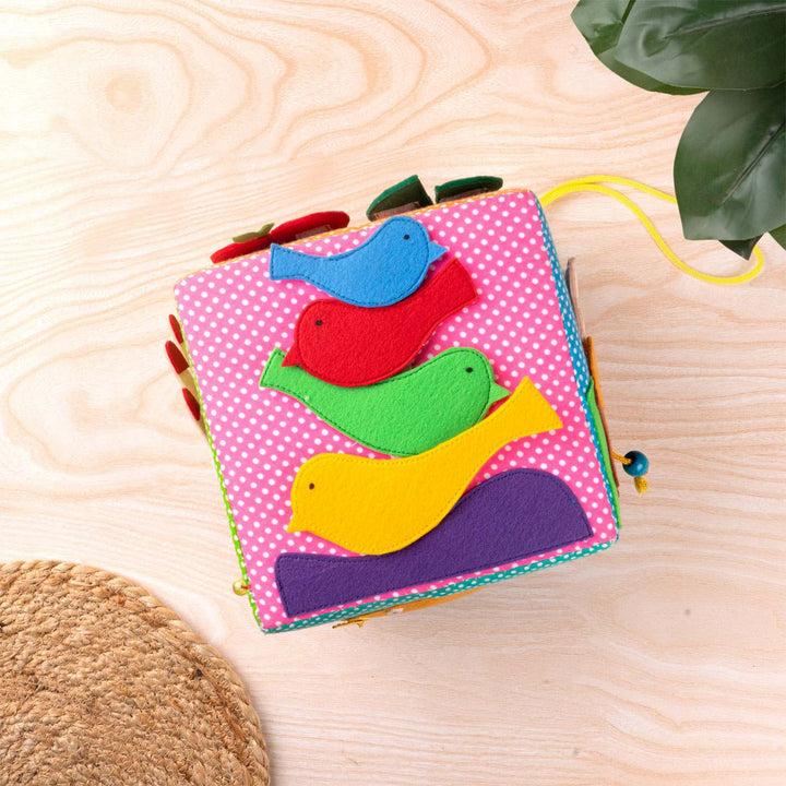 Handcrafted Kids Activity Cube