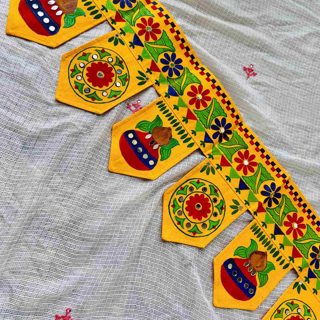 Handpainted Cotton Casement Toran