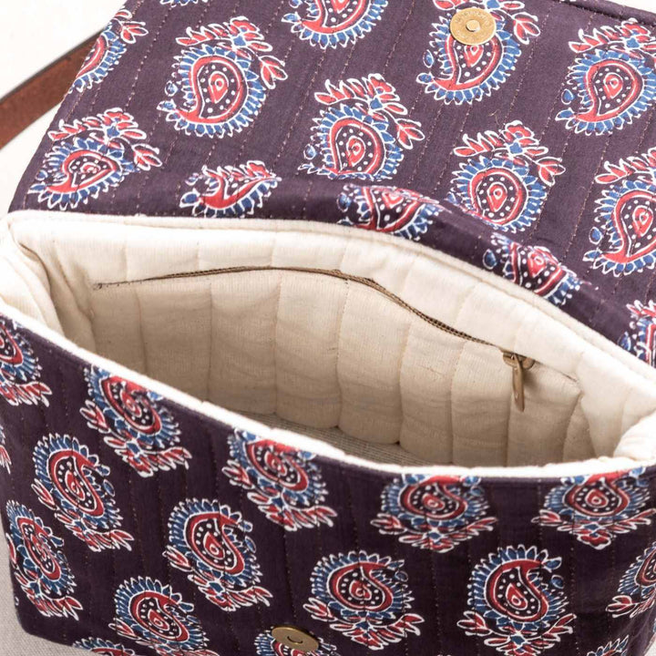 Hand Embroidered Sustainable Bina Sling Bag