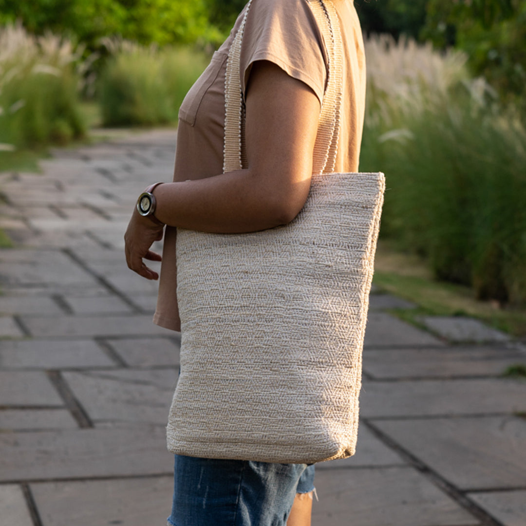 Hand-Woven Heera Tote Bag