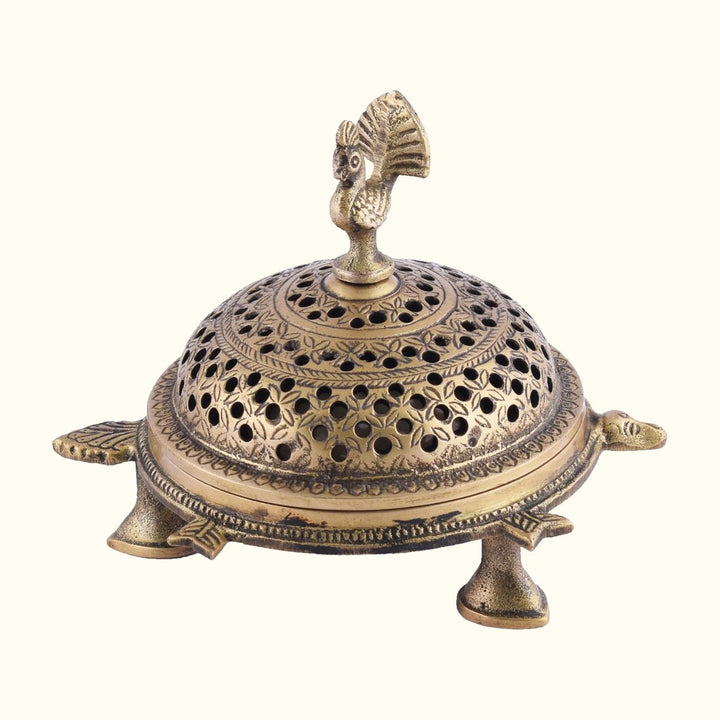 Samudra Manthan Dhoop Dhani I Handcrafted Brass Diffuser