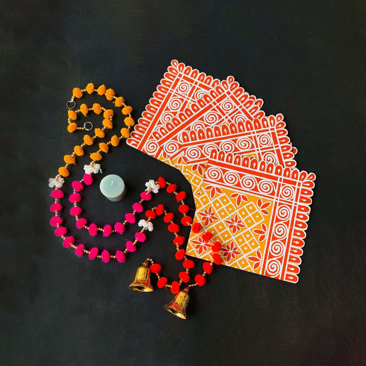 Handpainted Rangoli & Hangings Festive Bundle